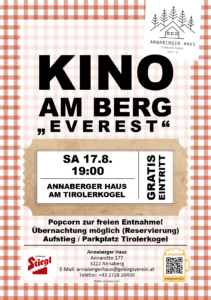 Kino am Berg "Everest"